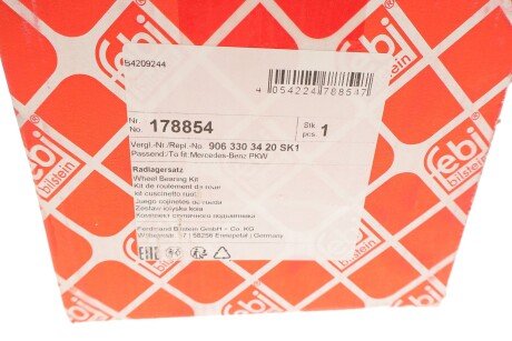 Подшипник передней ступицы febі Bilstein 178854