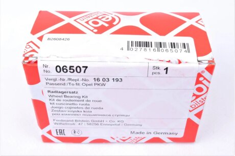 Подшипник задней ступицы febі Bilstein 06507