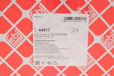 Подушка амортизатора febі Bilstein 44917