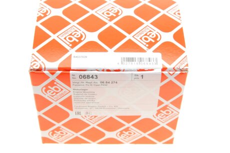 Подушка (опора) двигателя febі Bilstein 06843