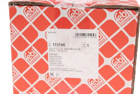 Подушка (опора) двигателя febі Bilstein 172195