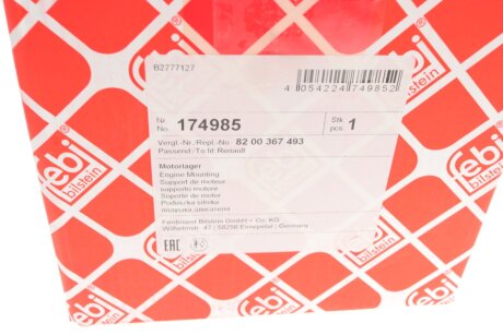 Подушка (опора) двигателя febі Bilstein 174985