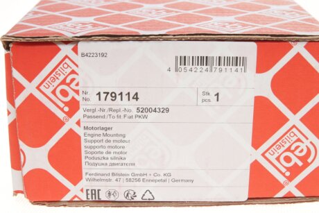 Подушка (опора) двигателя febі Bilstein 179114
