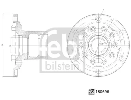 Подушка (опора) двигуна febі bilstein 180696