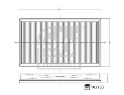Повітряний фільтр febі Bilstein 182130