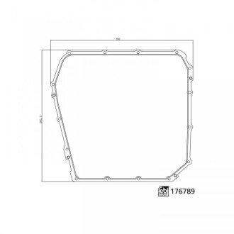 Прокладка піддона масла АКПП febі Bilstein 176789 на Ауди Q5