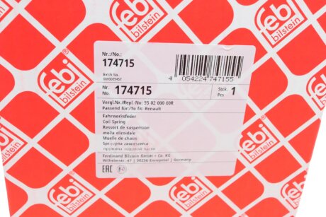 Пружина задняя febі Bilstein 174715