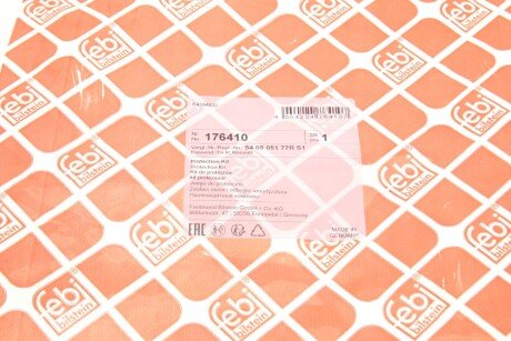 Пылезащитный комплект febі Bilstein 176410