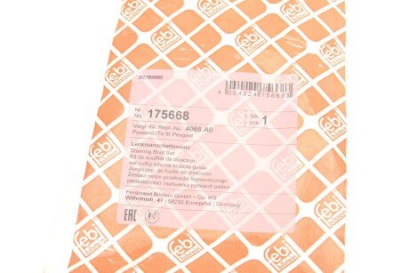 Пыльник шруса (гранаты) внутренний-наружный febі Bilstein 175668