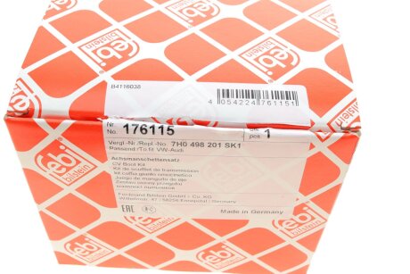 Пыльник шруса (гранаты) внутренний-наружный febі Bilstein 176115