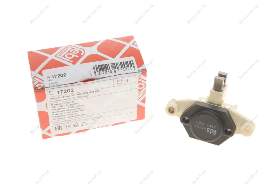Реле-регулятор генератора VW-Audi (пр-во FEBI) febі bilstein 17202