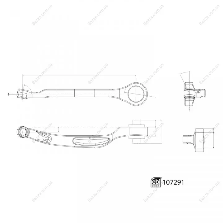 Рычаг передней подвески febі bilstein 107291