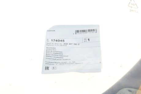 Важіль передньої підвіски febі Bilstein 174045