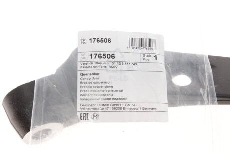 Важіль передньої підвіски febі Bilstein 176506