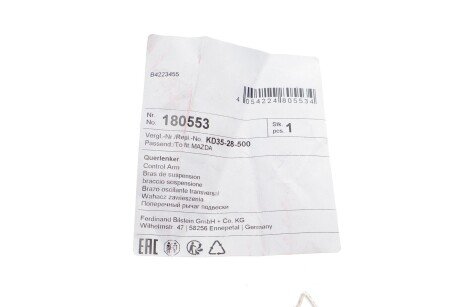 Важіль передньої підвіски febі Bilstein 180553