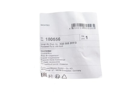 Рычаг передней подвески febі Bilstein 180556