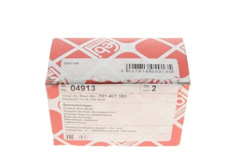 Сайлентблок переднего рычага febі Bilstein 04913