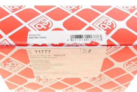 Сайлентблок переднего рычага febі Bilstein 11777