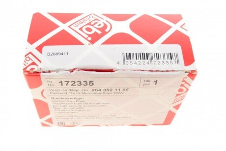 Сайлентблок переднего рычага febі Bilstein 172335