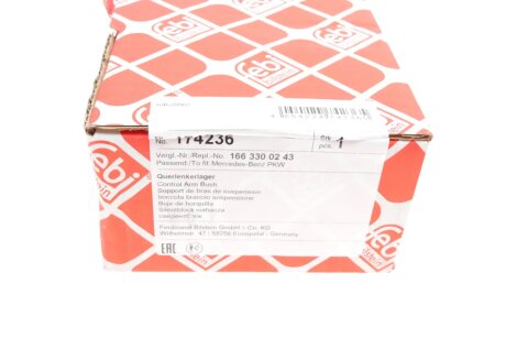 Сайлентблок переднего рычага febі Bilstein 174236