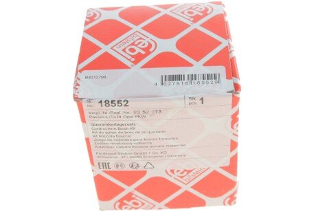 Сайлентблок переднего рычага febі Bilstein 18552