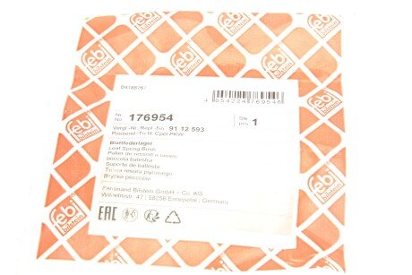 Сайлентблок ресори febі Bilstein 176954