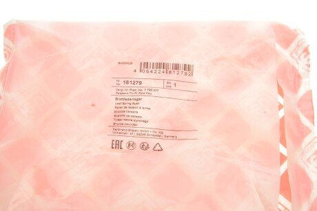 Сайлентблок ресори febі Bilstein 181279