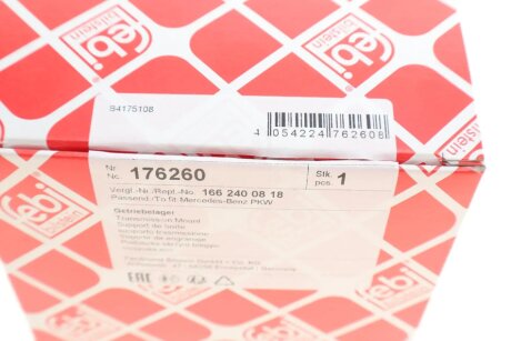 Сайлентблок (втулка) переднего амортизатора febі Bilstein 176260