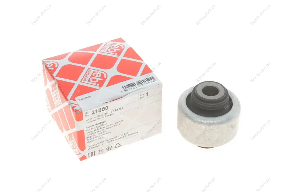 Сайлентблок (втулка) переднего амортизатора febі bilstein 21850