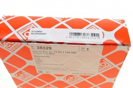 Шків водяної помпи febі Bilstein 38329