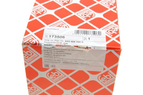 Шрус (граната) внутрішній-зовнішній febі Bilstein 173506