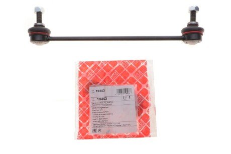 Стойка (тяга) стабилизатора передняя febі Bilstein 19403