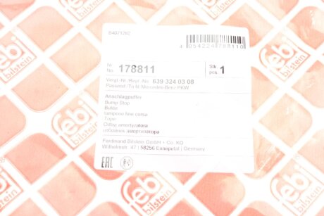 Стремянка ресори febі Bilstein 178811