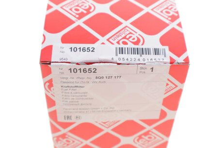 Топливный фильтр febі Bilstein 101652