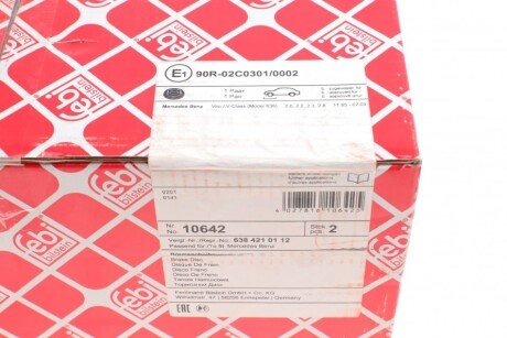 Гальмівний диск febі Bilstein 10642