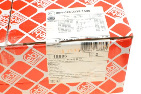 Тормозной диск febі Bilstein 18886