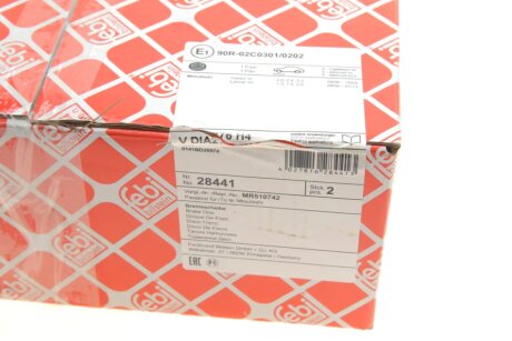 Тормозной диск febі Bilstein 28441