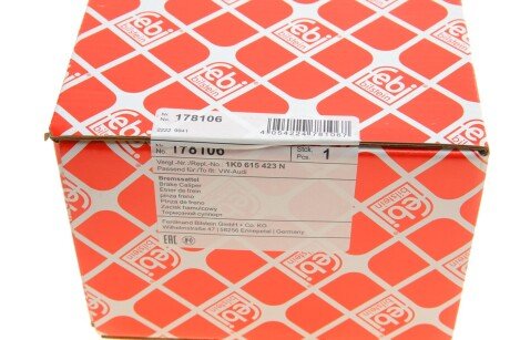 Задний тормозной суппорт febі Bilstein 178106