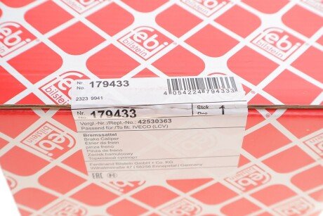 Задній гальмівний супорт febі Bilstein 179433