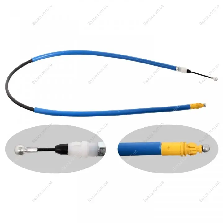 Трос ручного тормоза OPEL,RENAULT,NISSAN (пр-во FEBI) febі bilstein 33167