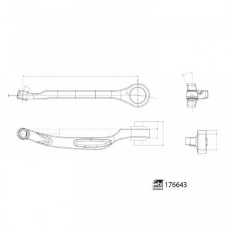 Рычаг передней подвески febі Bilstein 176643