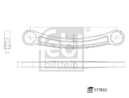 Рычаг задней подвески febі Bilstein 177833