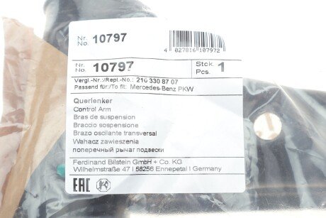 Верхний рычаг передней подвески febі Bilstein 10797