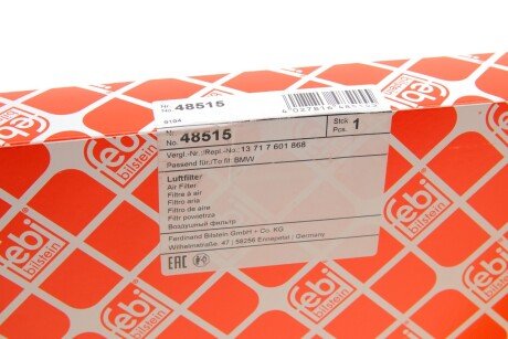 Воздушный фильтр двигателя febі Bilstein 48515