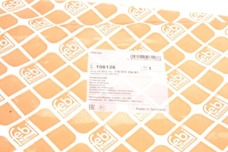 Задній амортизатор (стойка) febі Bilstein 106126