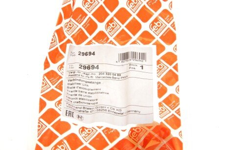 Задняя стойка стабилизатора febі Bilstein 29694