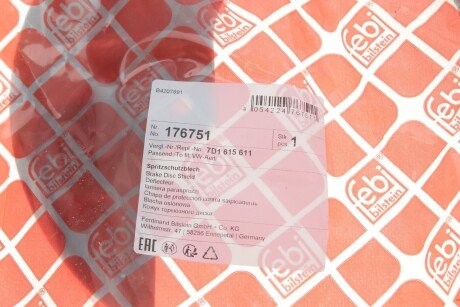 Захист дискових гальм febі Bilstein 176751