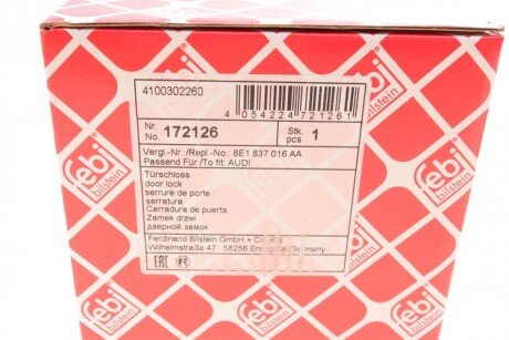 Замок двери febі Bilstein 172126