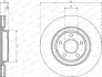 Вентилируемый тормозной диск ferodo DDF2785C1