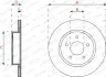 Вентилируемый тормозной диск ferodo DDF2786C